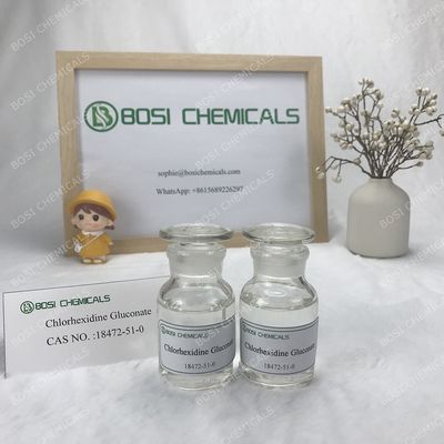 CAS 18472-51-0 Kleurloze Chloorhexidine Gluconate Vloeistof 5% voor Ontsmettingsmiddel
